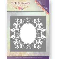 Dies - Jeanines Art - Vintage Flowers - Floral Oval